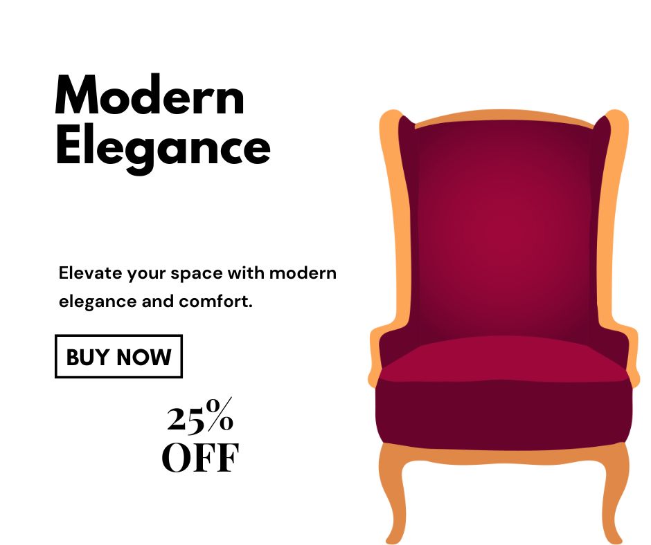 Modern Elegance Red Sofa