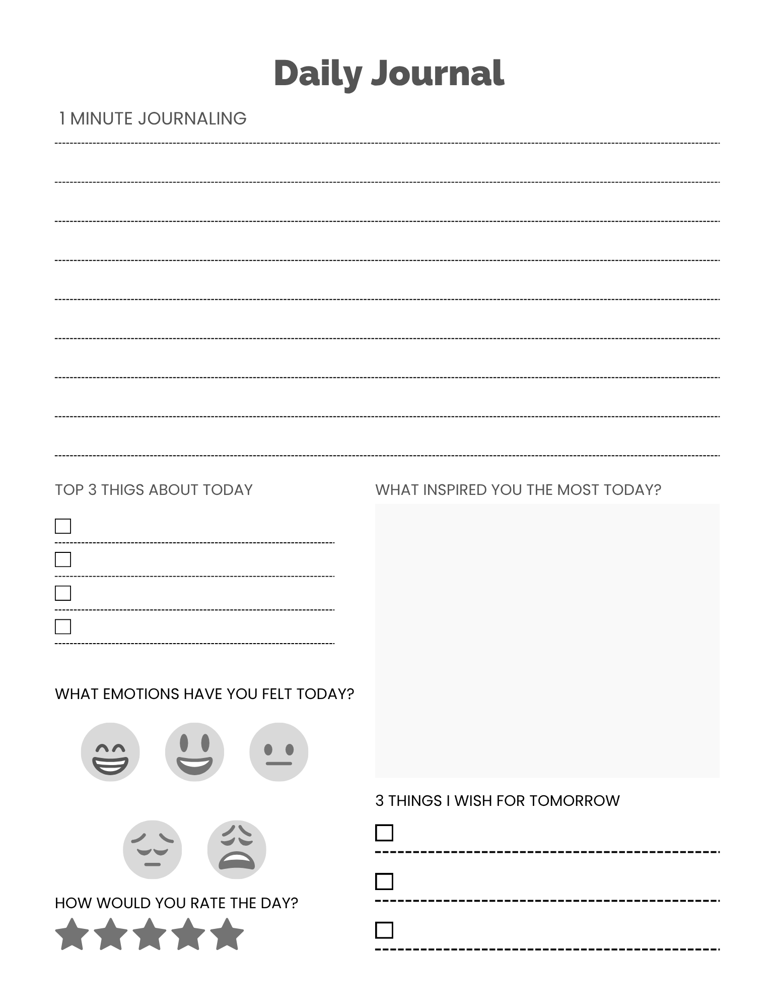 Daily Journal