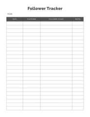 Follower Tracker