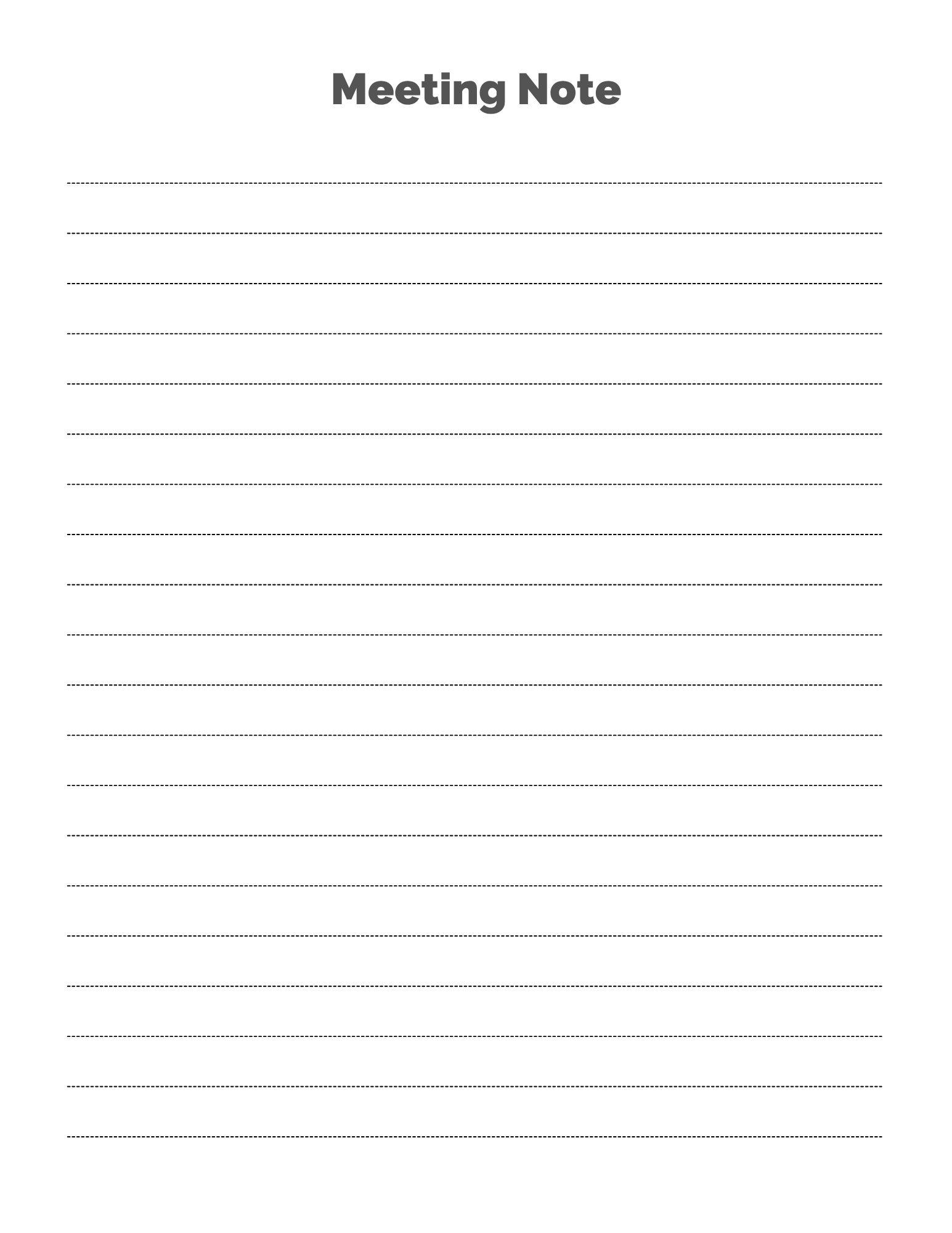 Meeting Note