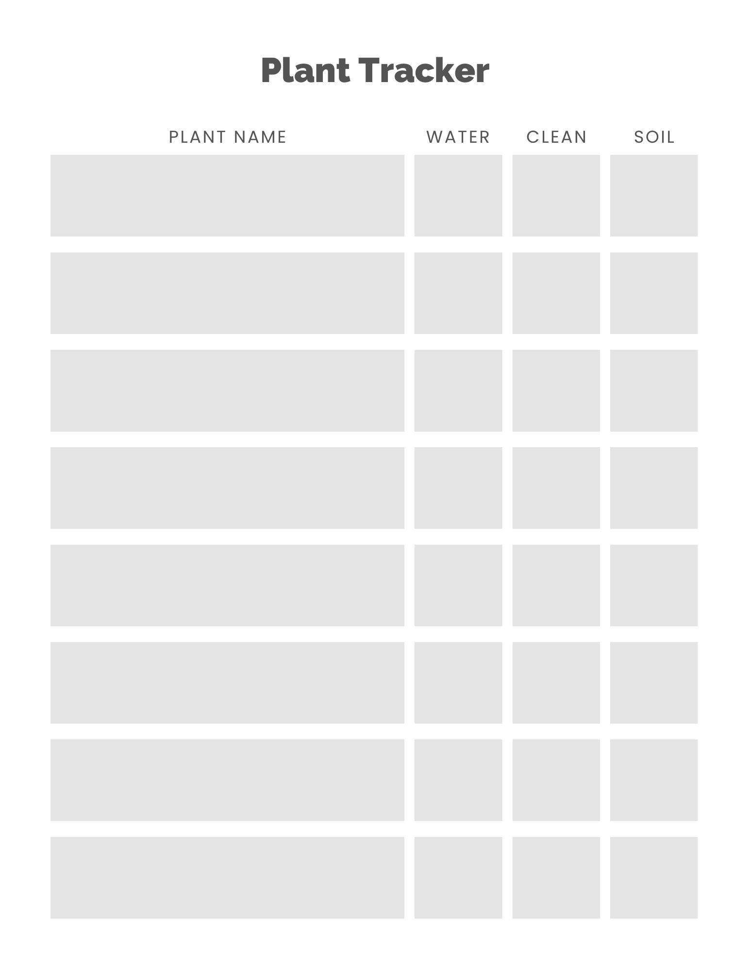 Ultimate Plant Tracker