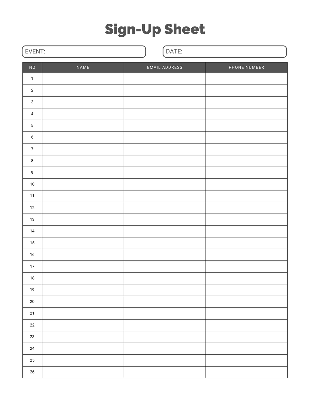 Registration Form