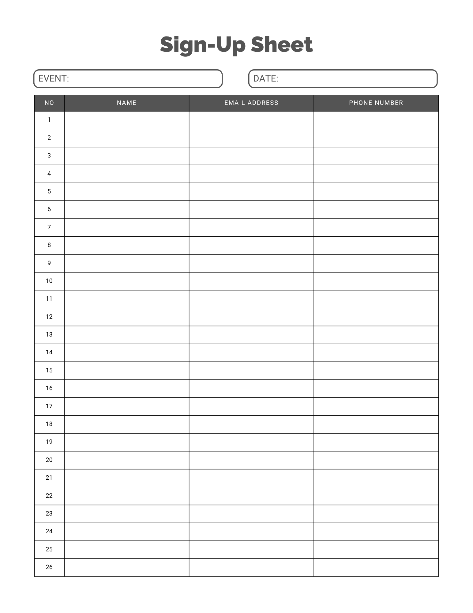 Registration Form