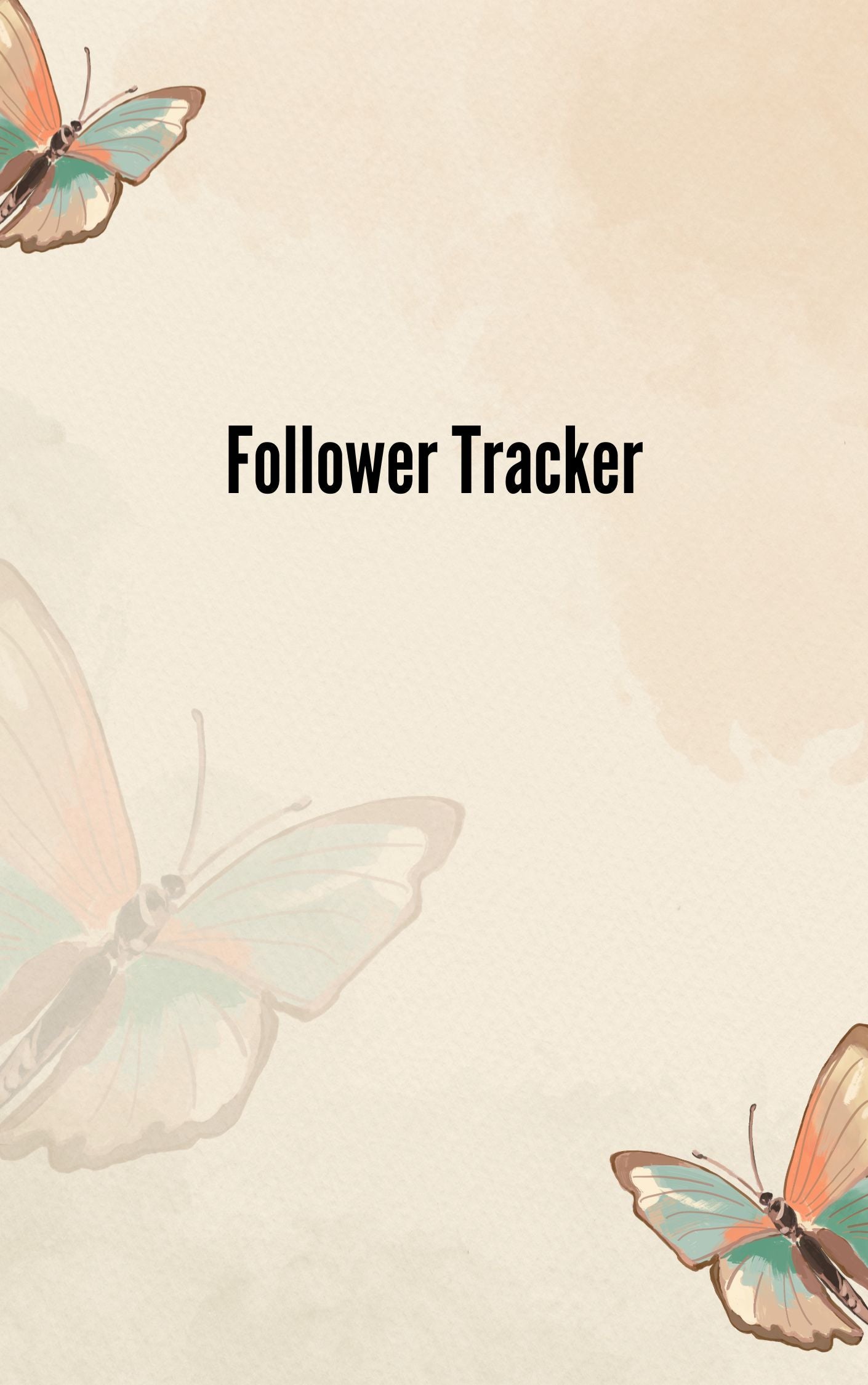 Follower Tracker