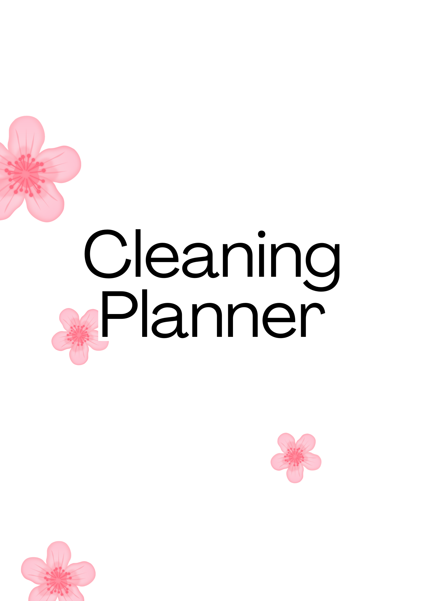 Ultimate Cleaning Planner