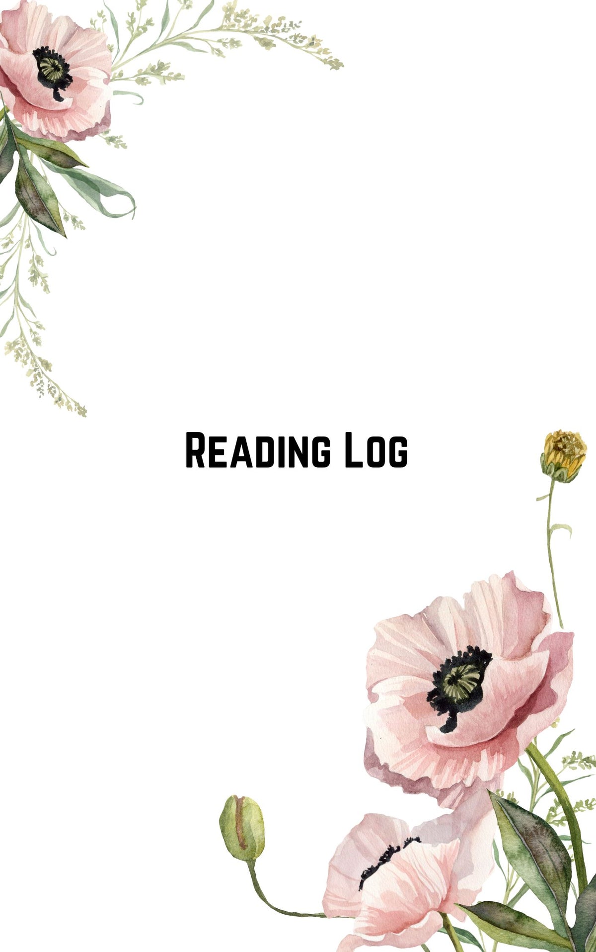 Reading Log Book