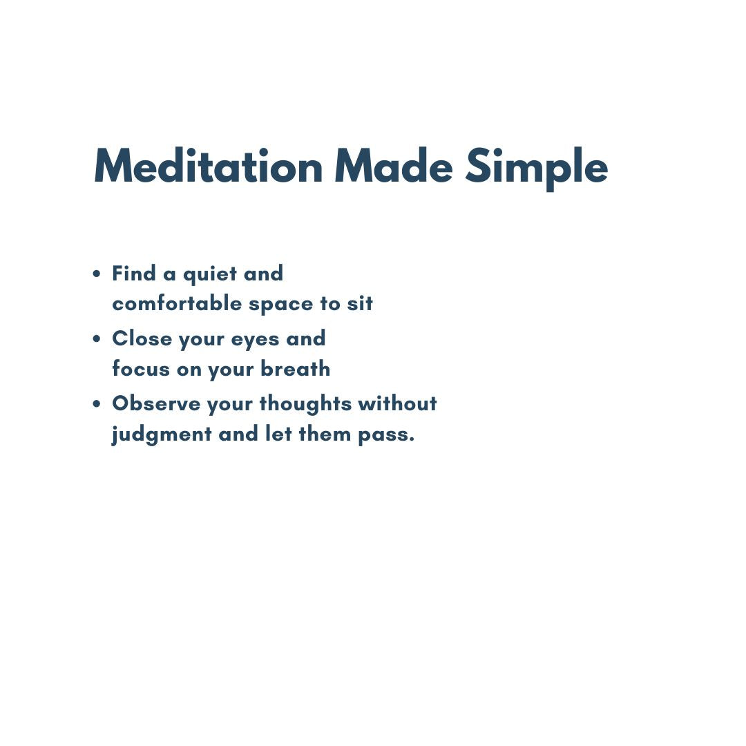 Meditation Made Simple