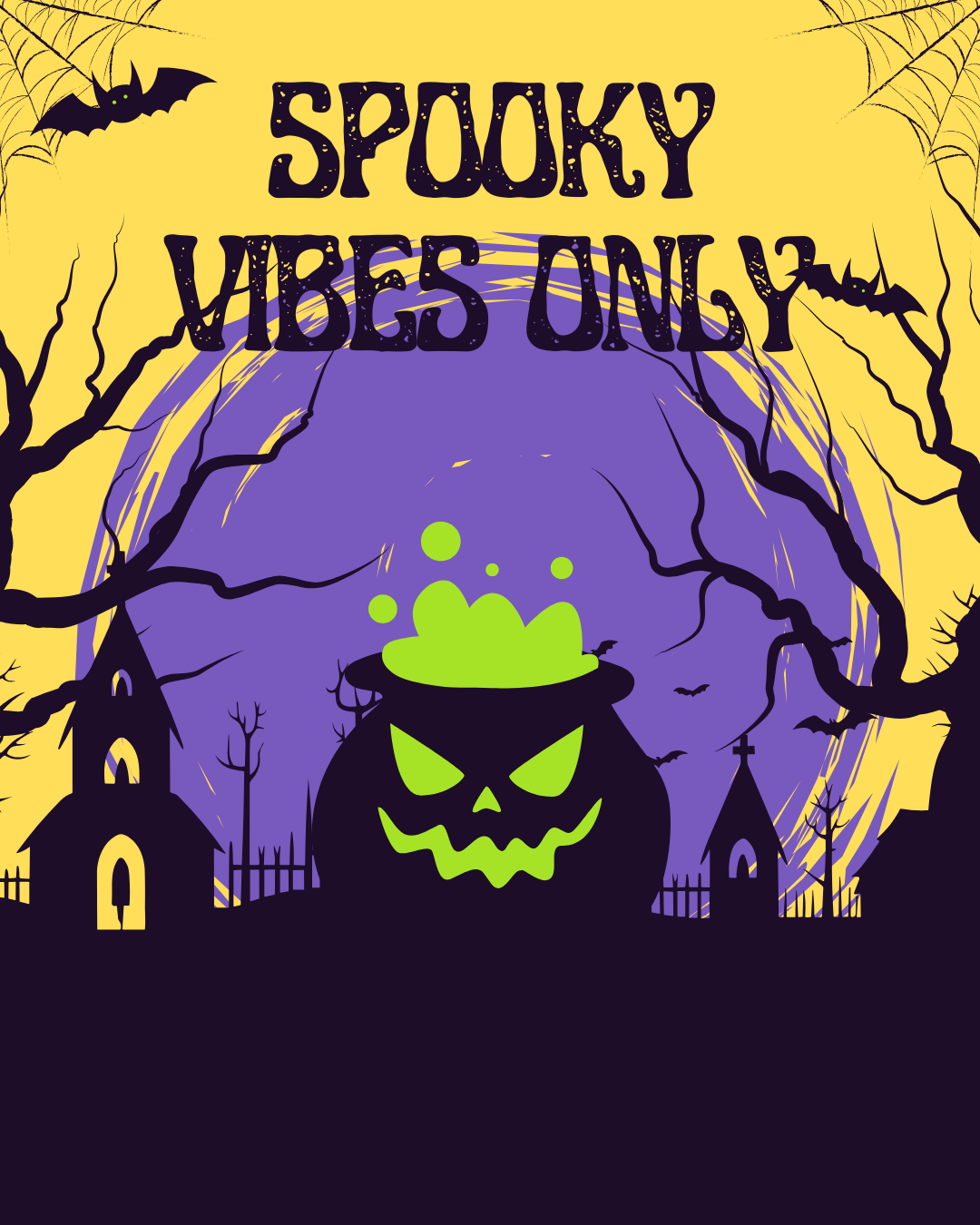 Spooky Halloween Vibes Invitiation