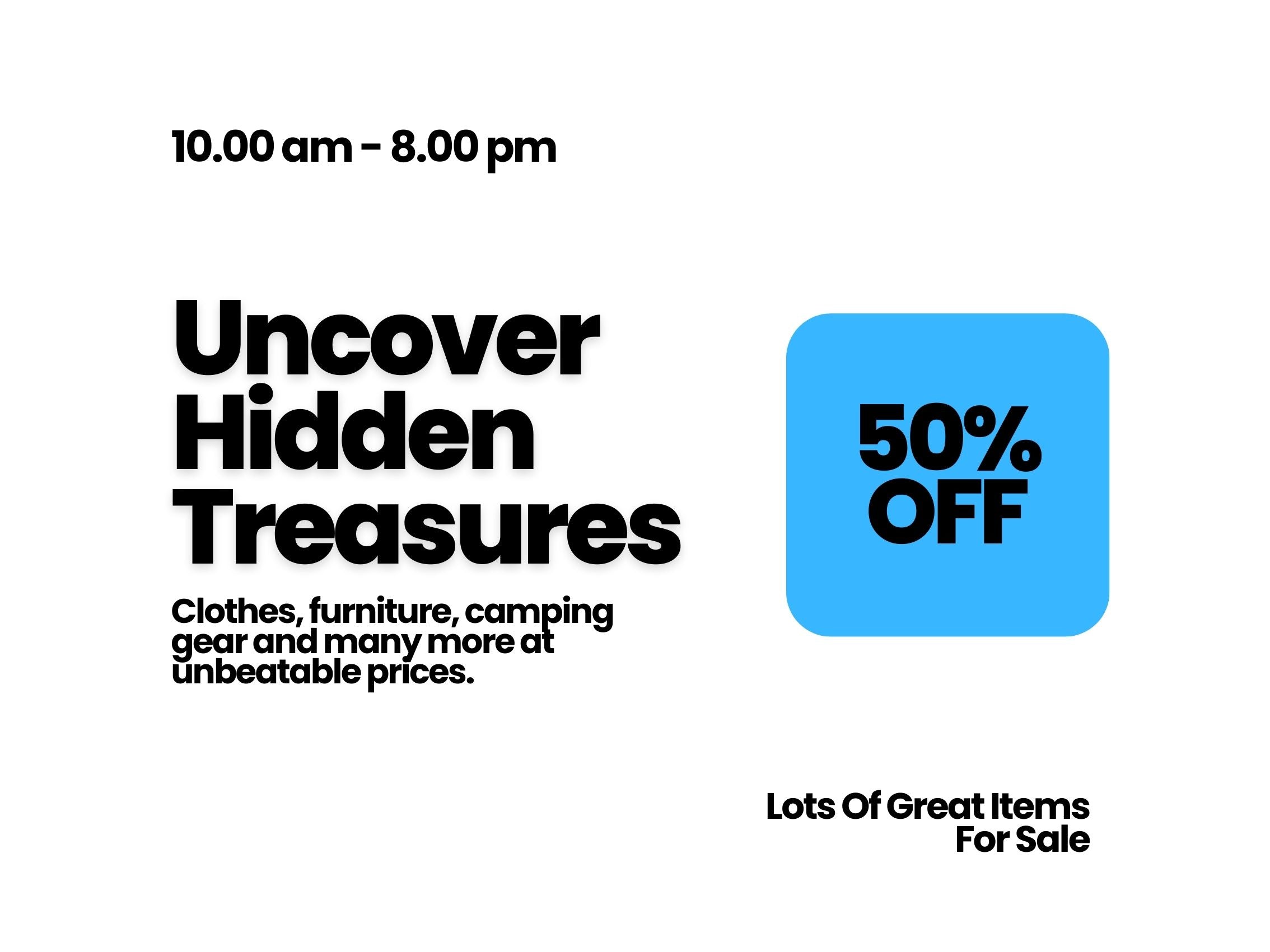 Uncover Hidden Treasures at Our Garage Sale