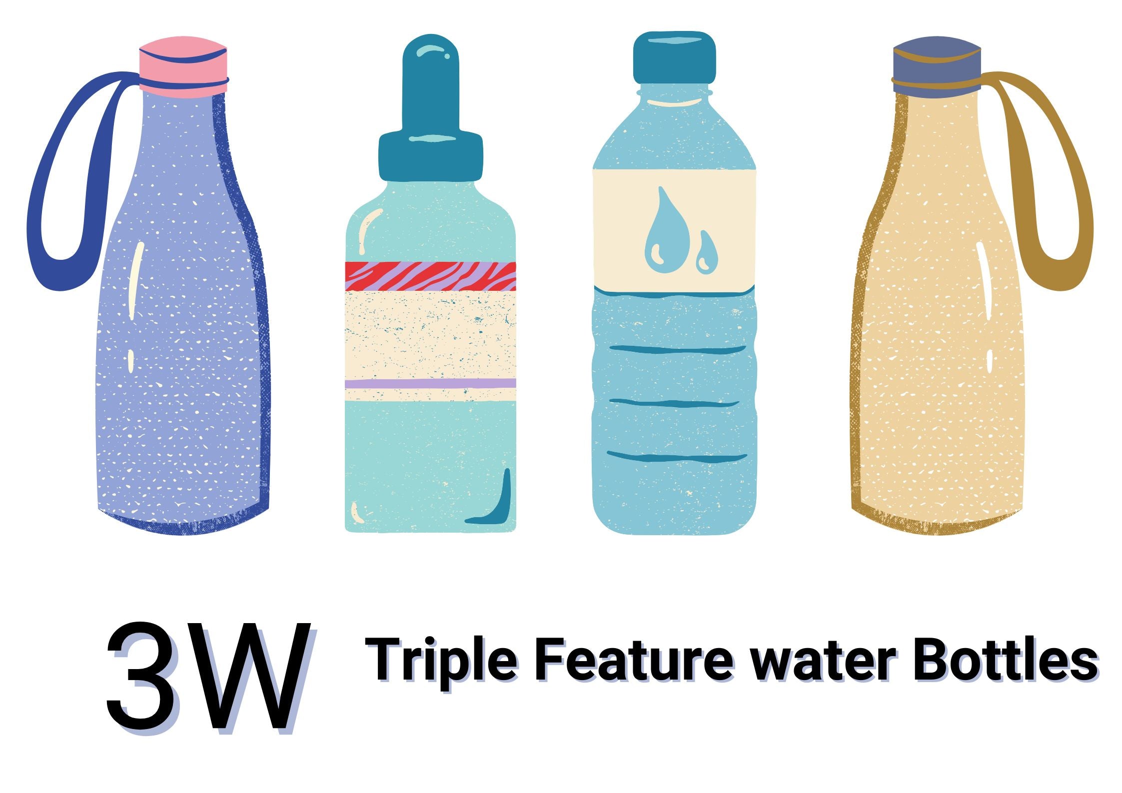 Ultimate 4-in-1 Water Bottle Collection