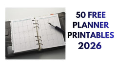 50 Free Planner Printables