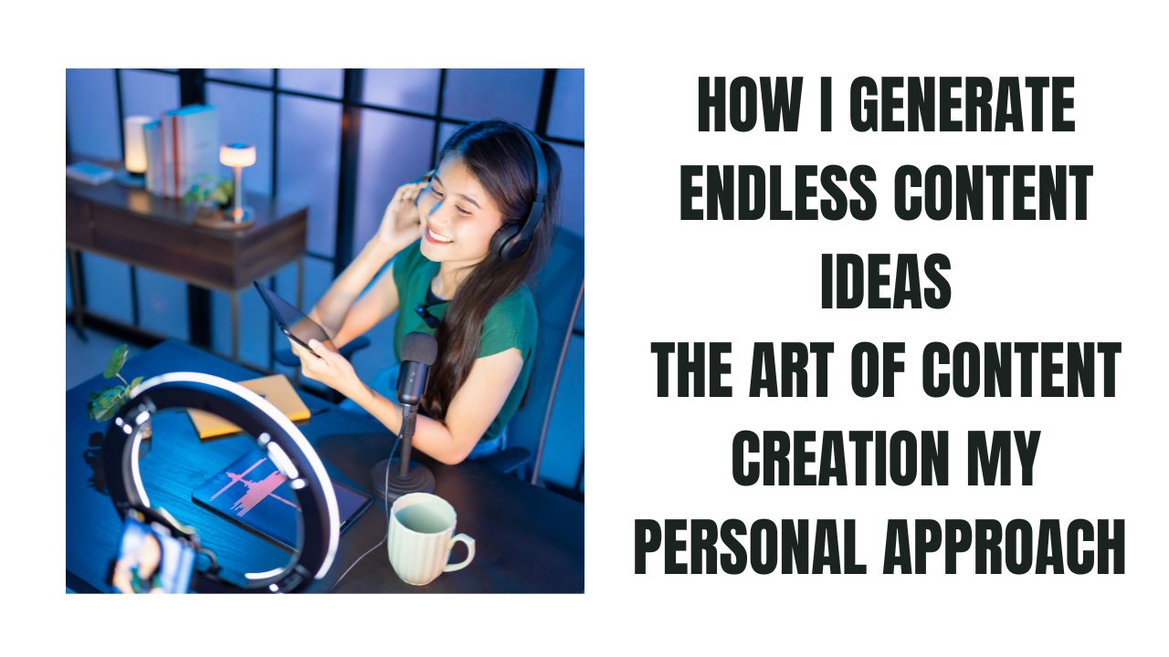 How I Generate Endless Content Ideas