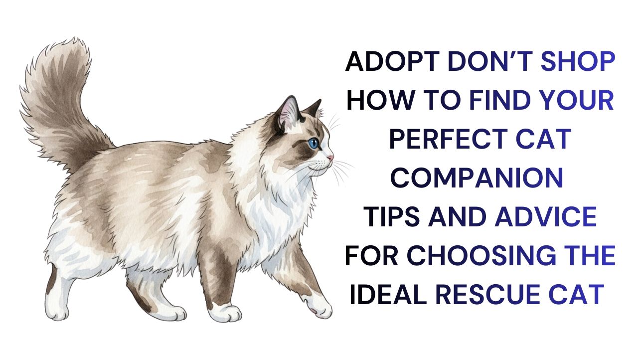Adopt Don't Shop Finding Your Perfect  Rescue Cat