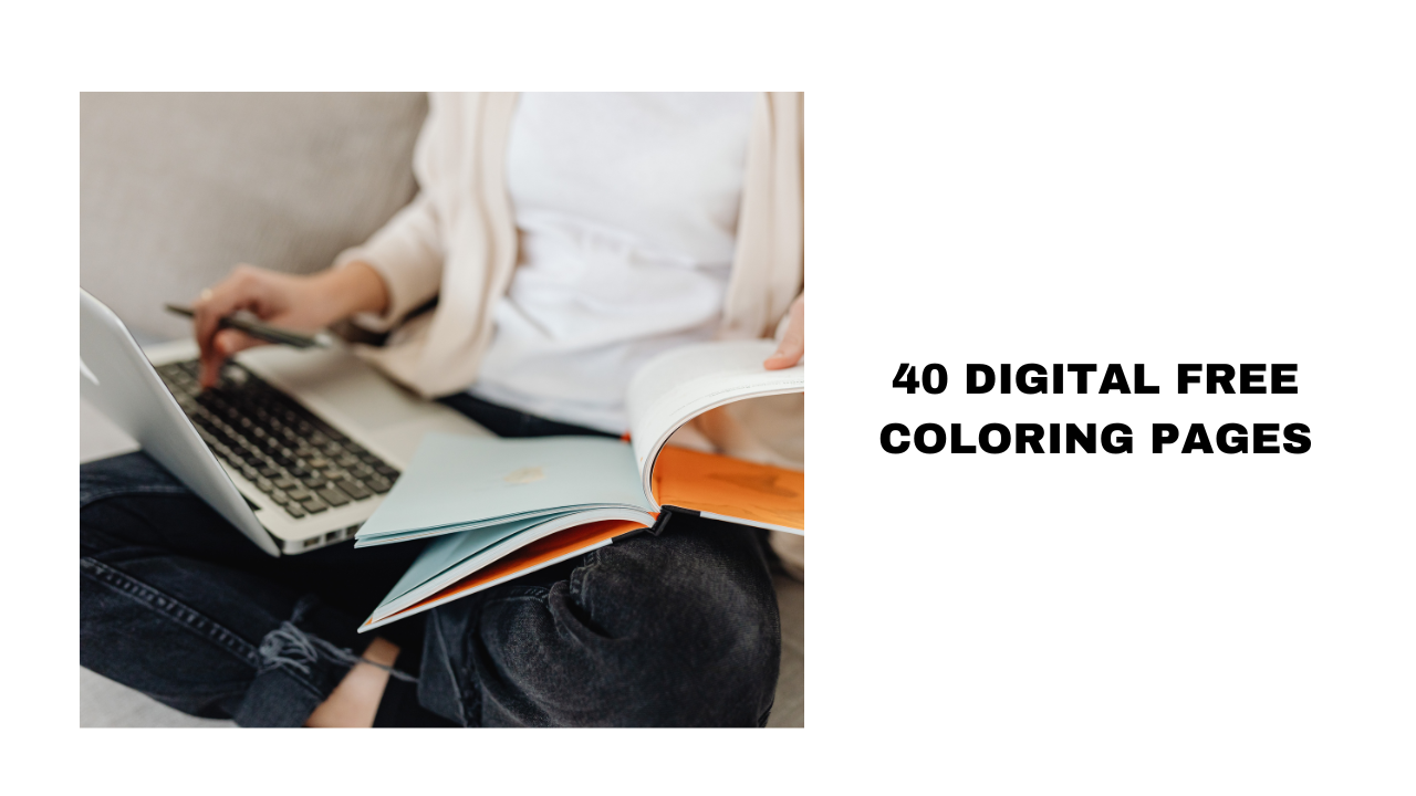 40 Digital Free Coloring Pages
