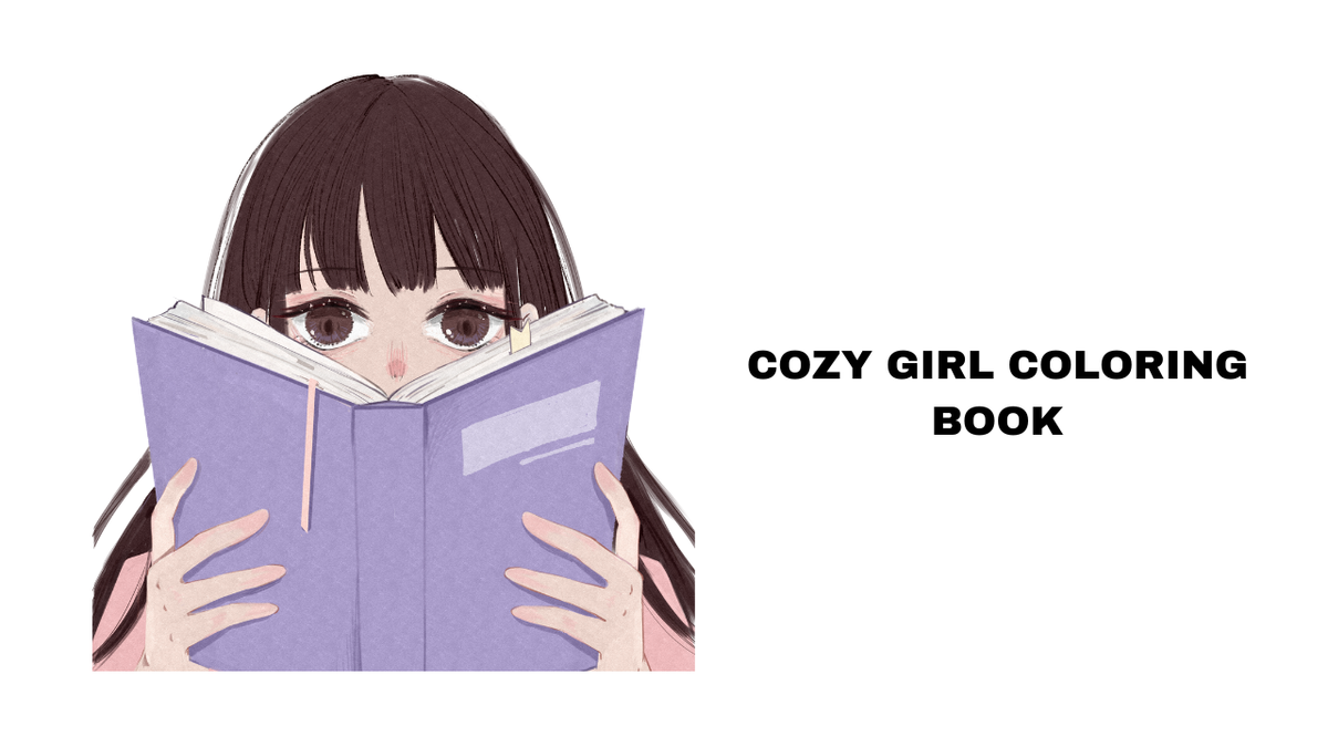 Cozy Girl Coloring Book