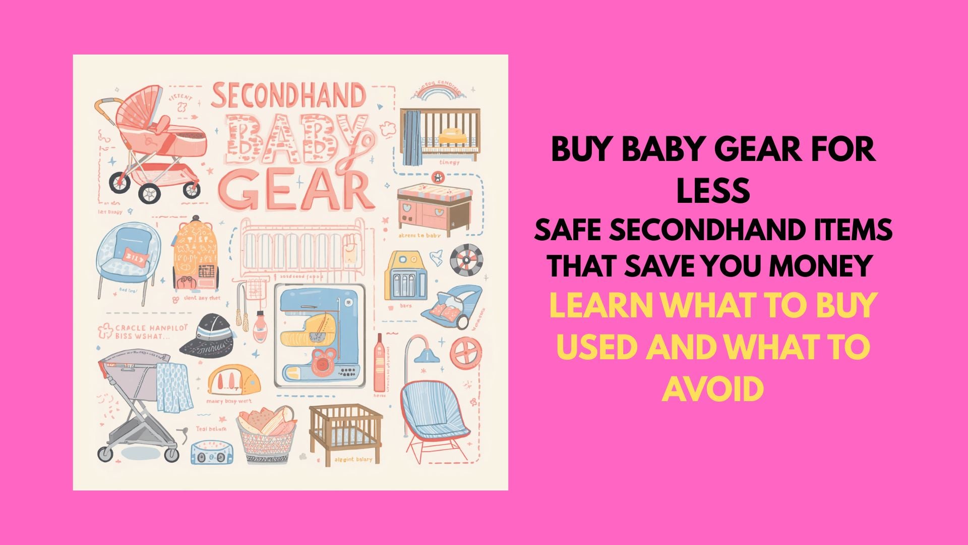 Save Big on Baby Gear - Safe - Secondhand Shopping Guide