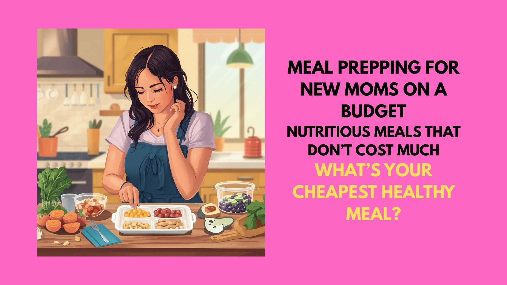 Meal Prepping for New Moms on a Budget